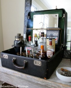 Suitcase bar inspiratie