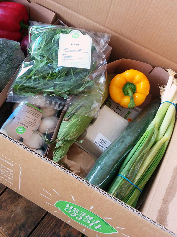 Hello Fresh Box groene maandag