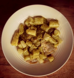 Ravioli met pesto en asperges