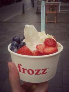 frozen yoghurt van Frozz