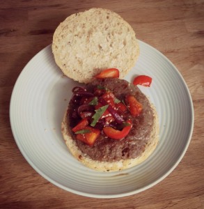 asian style hamburger