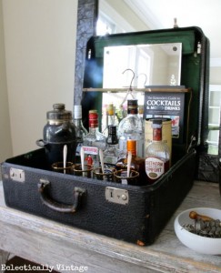 Suitcase bar inspiratie