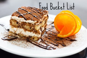 Food Bucket List