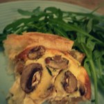 Quiche met champignons