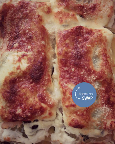 Lasagne met zalm en spinazie