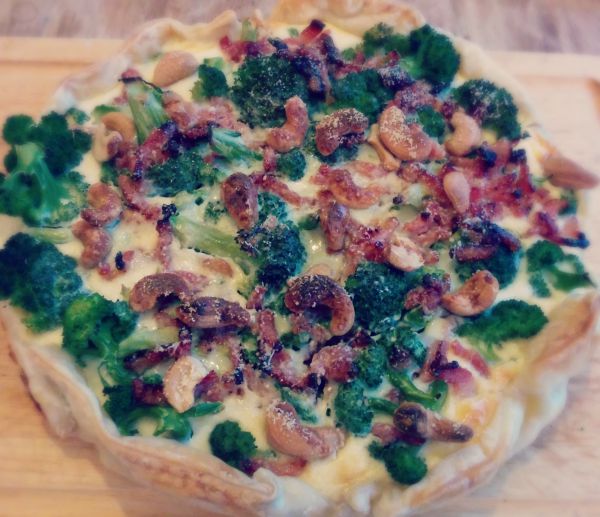 Quiche met broccoli en spekjes