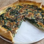 Quiche met bladspinazie en gorgonzola 