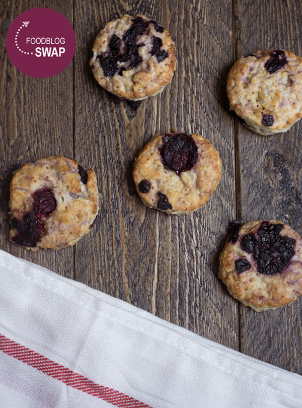 Foodblogswap scones met blauwe bessen