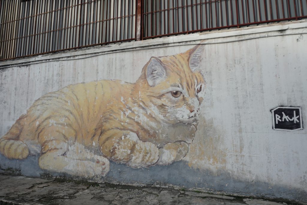 Cat Street art Penang