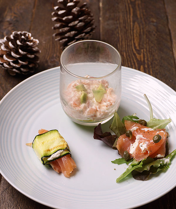 Zalm Voorgerecht Trio van Zalm 