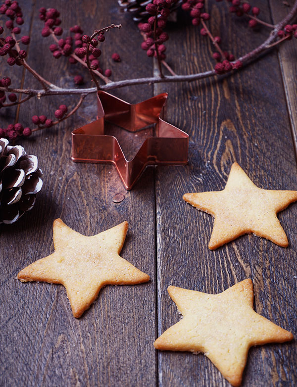 Kerstkoekjes met kaneelsuiker